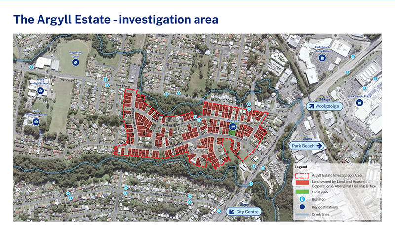 The Argyll Estate - investigation area