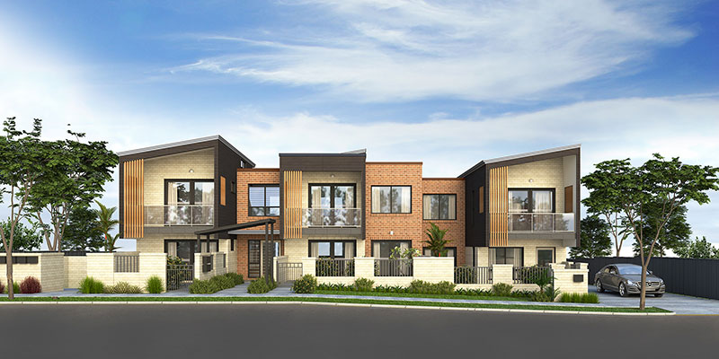 Artist impression Landa Parade Waratah West