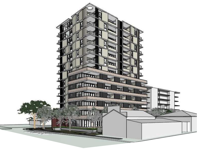 Artist impression of 25-27 Boyd St Tweed Heads