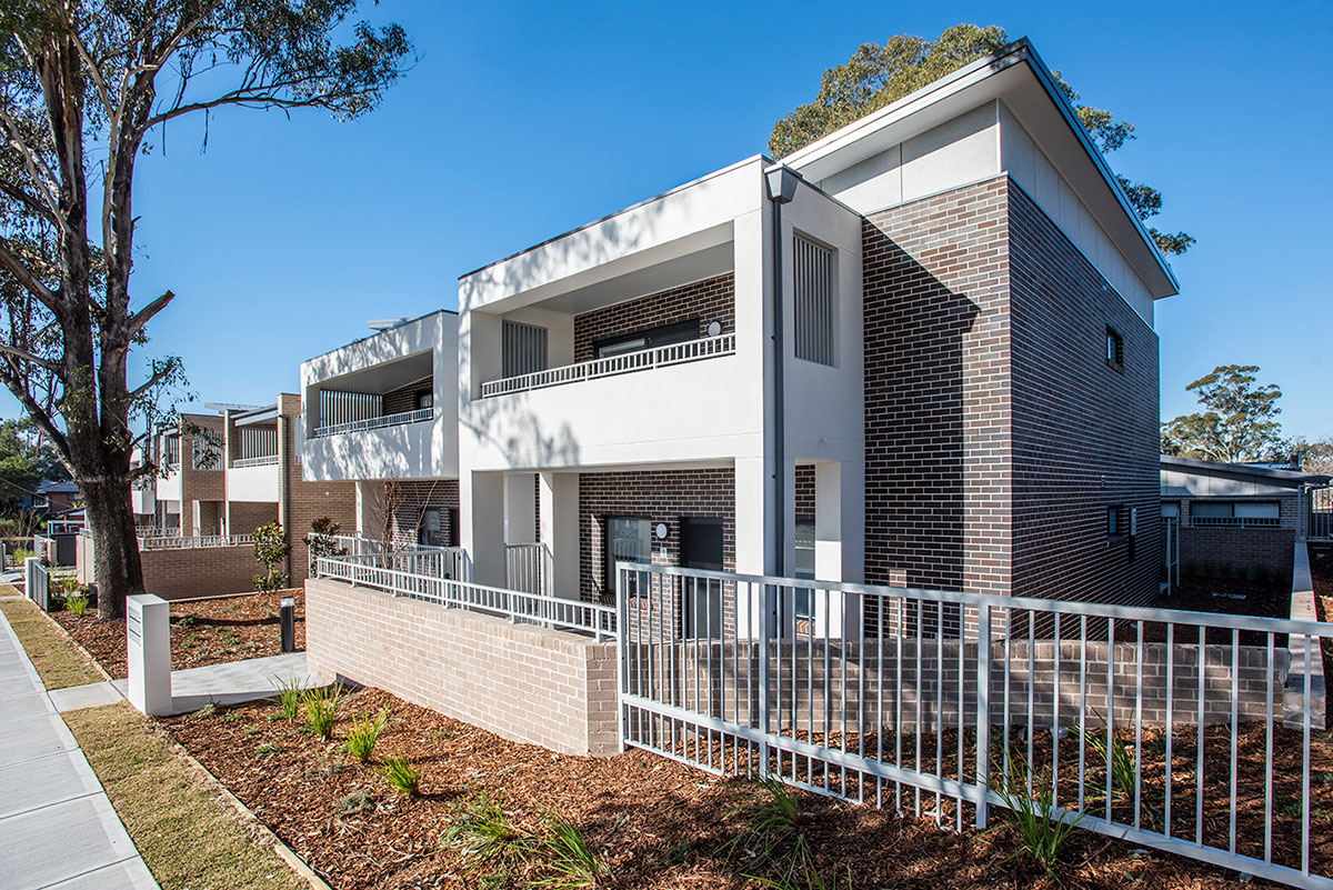 Completed houses built in Busby