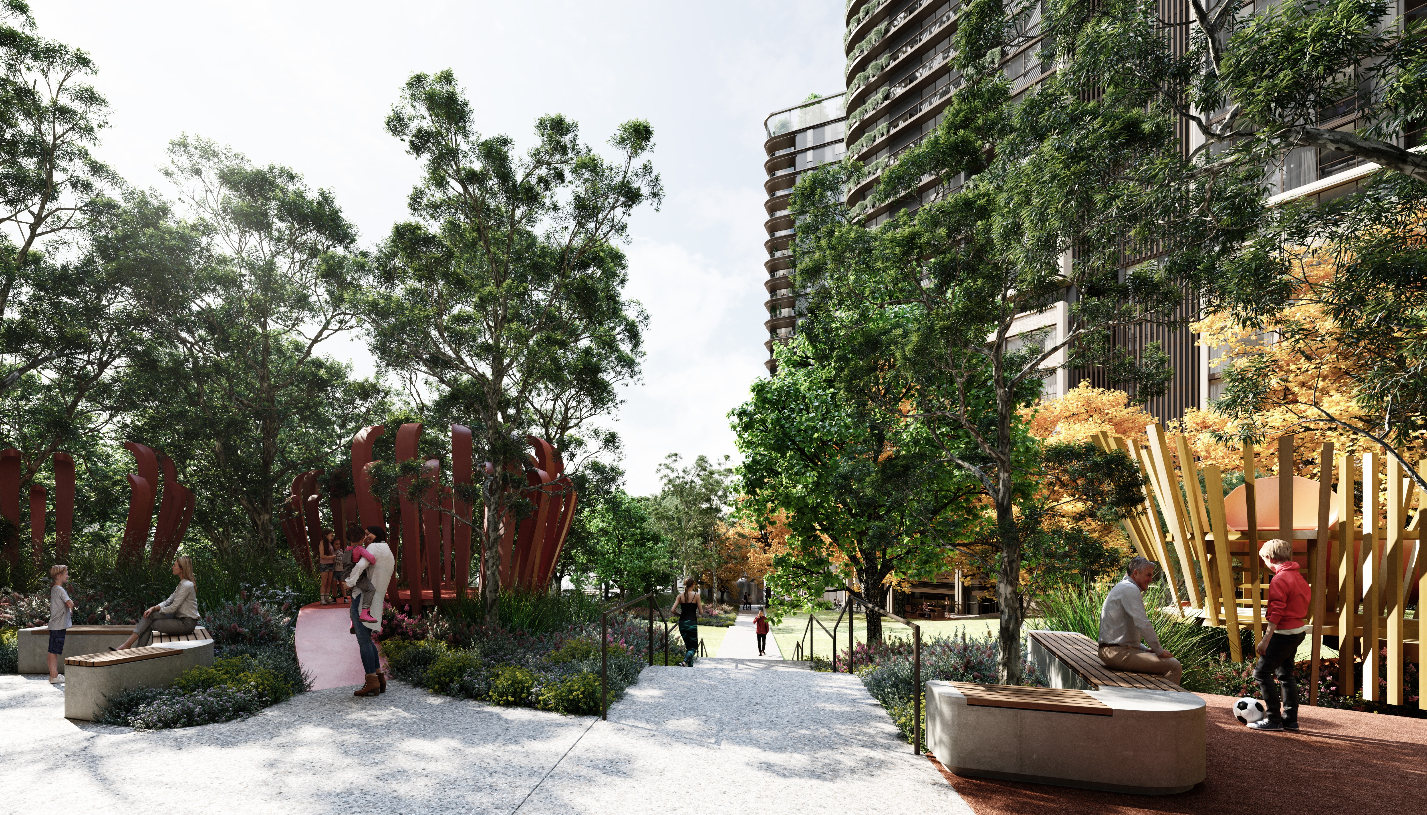 Artist impression Arncliffe redevelopment