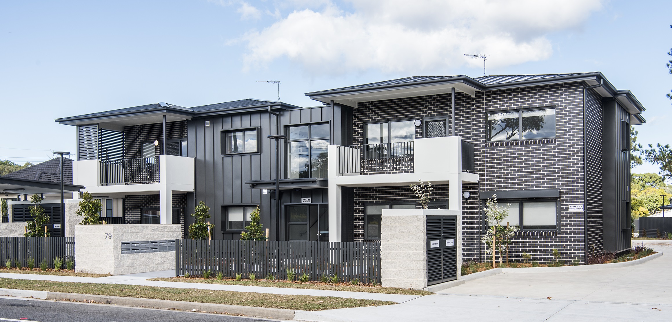 Photo of modern, newly built social housing property in Padstow